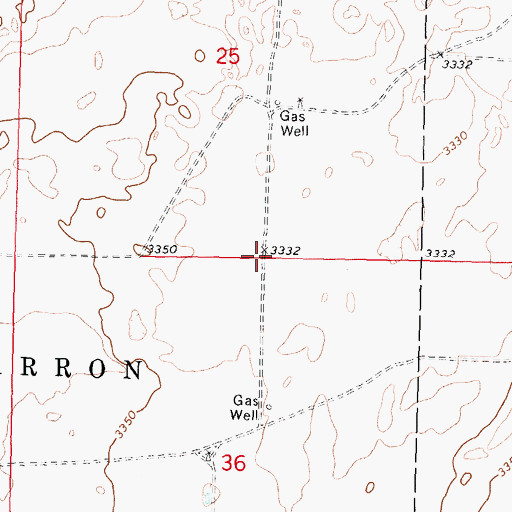 Topographic Map of South Lowe Pasture, KS