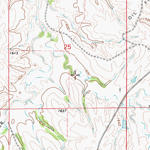 Topographic Map of Barber County, KS