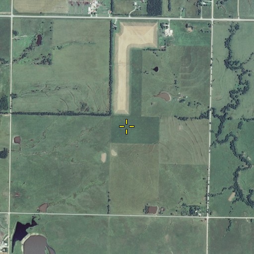 Aerial/Satellite Image of Bourbon County, KS