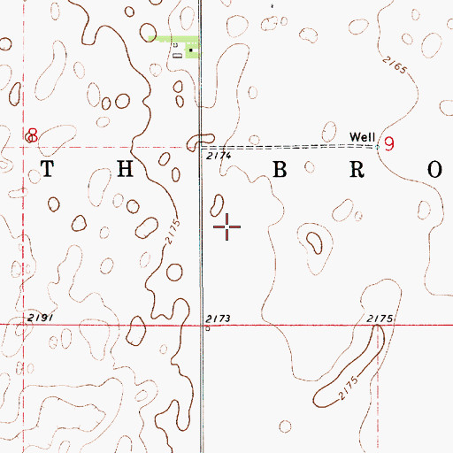 Topographic Map of Edwards County, KS