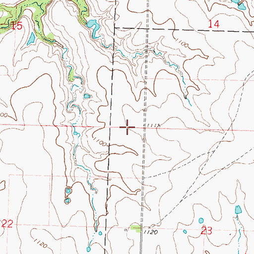 Topographic Map of Osage County, KS