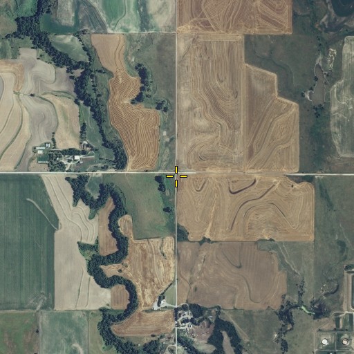 Aerial/Satellite Image of Phillips County, KS