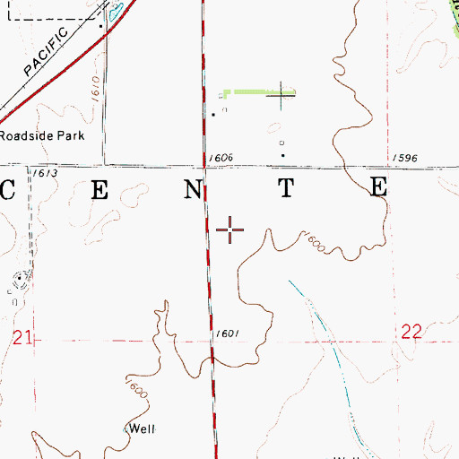 Topographic Map of Reno County, KS