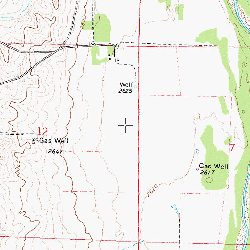 Topographic Map of Seward County, KS