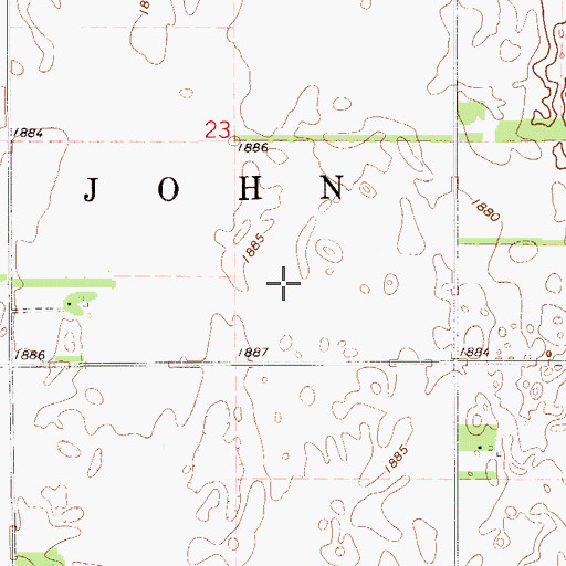 Topographic Map of Stafford County, KS
