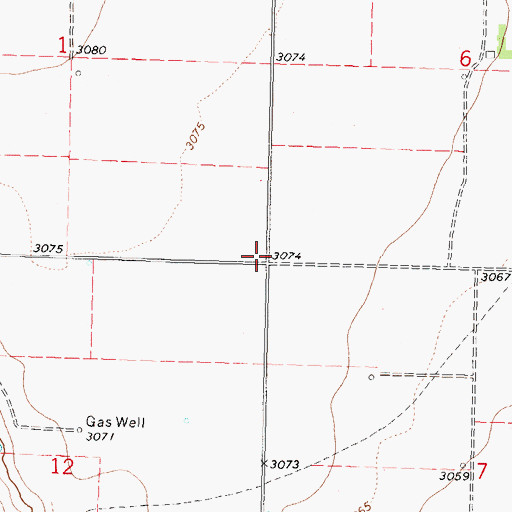 Topographic Map of Township of Sullivan, KS