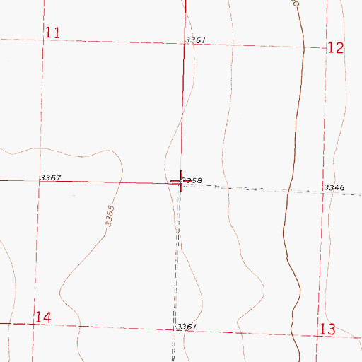 Topographic Map of Kyle (historical), KS