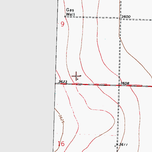 Topographic Map of Westola (historical), KS