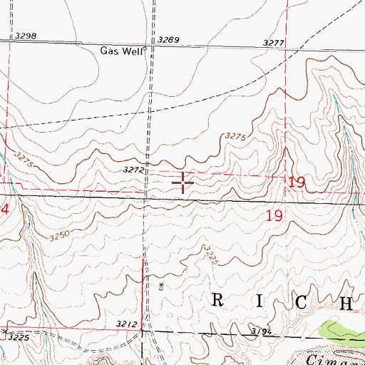 Topographic Map of Cundiff (historical), KS