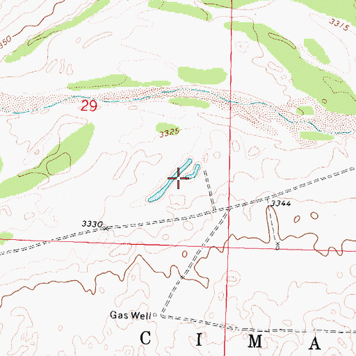 Topographic Map of Mallard Ponds, KS