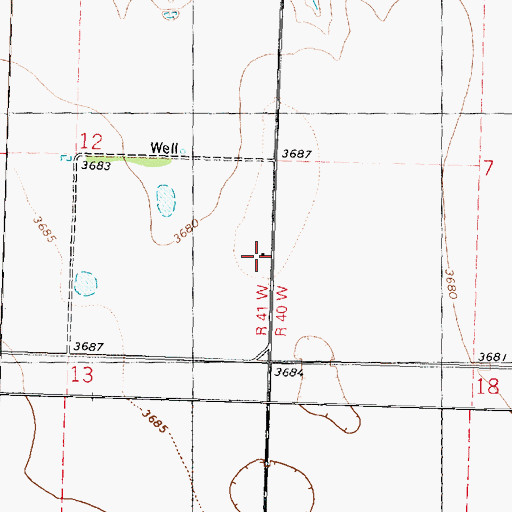 Topographic Map of Fairview School (historical), KS