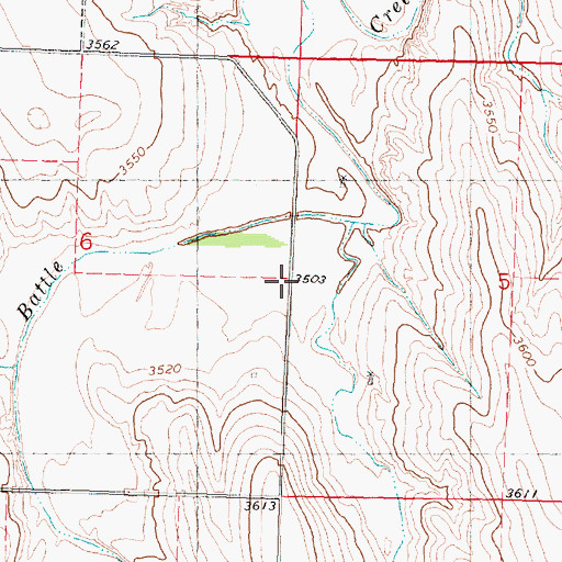 Topographic Map of School Number 65 (historical), KS