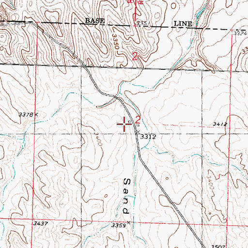 Topographic Map of Scrivner Ranch (historical), KS