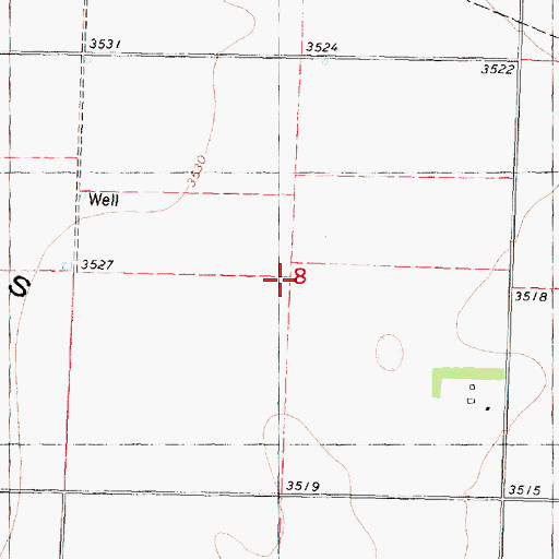 Topographic Map of Township of Harrison, KS
