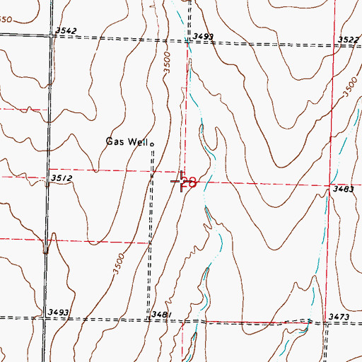 Topographic Map of Township of Liberty, KS