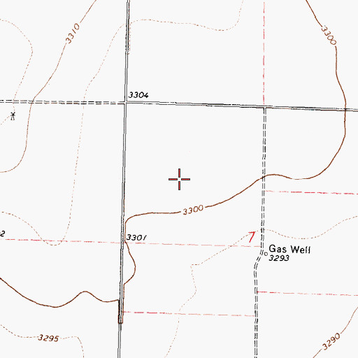 Topographic Map of Township of Hartland, KS
