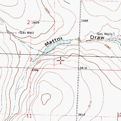 Topographic Map of Hudson (historical), KS