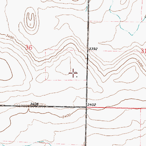 Topographic Map of Federal (historical), KS