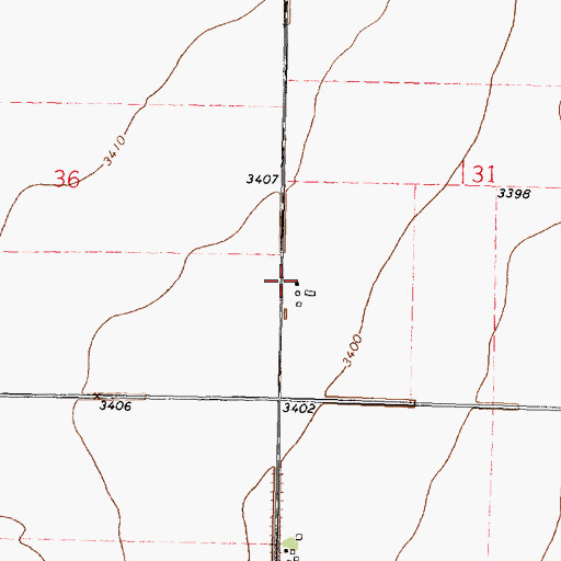 Topographic Map of Emory (historical), KS