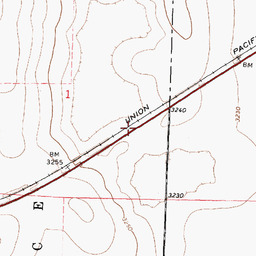 Topographic Map of Turkey Creek Station (historical), KS