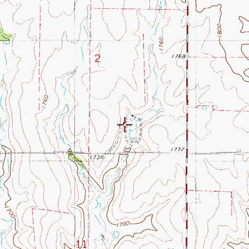Topographic Map of Motor Cross Race Track, KS