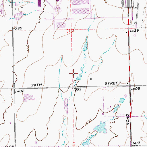 Topographic Map of Heartspring School, KS