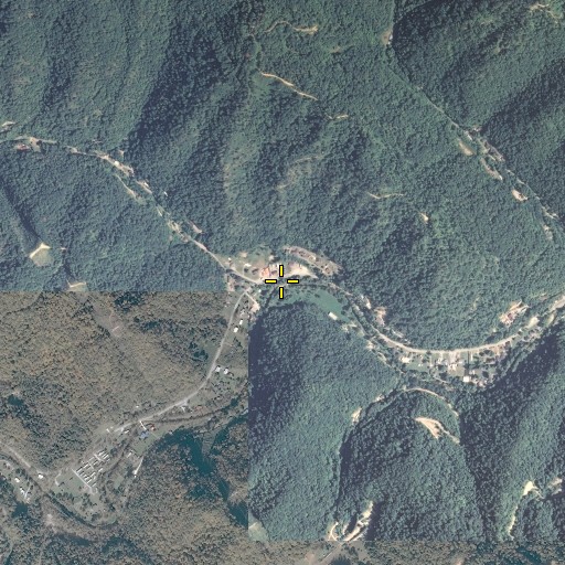 Aerial/Satellite Image of Adams Branch, KY