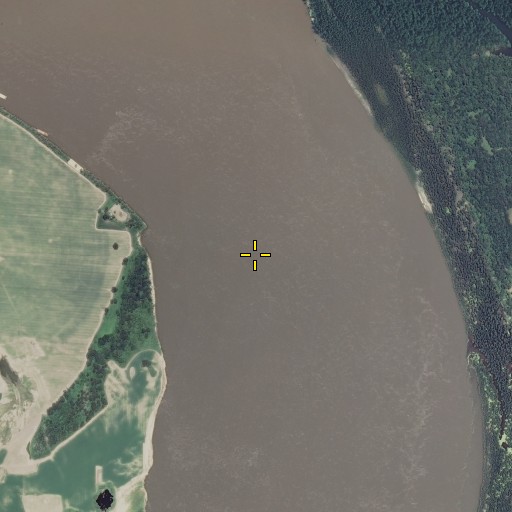 Aerial/Satellite Image of Driver Cutoff, AR