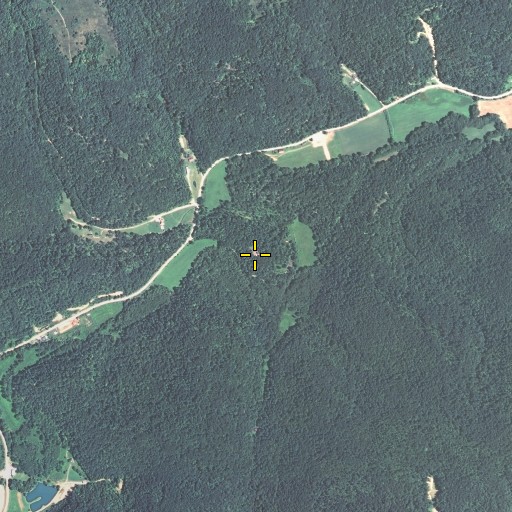 Aerial/Satellite Image of Backbone Hill, KY