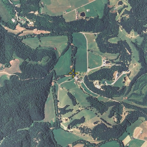 Aerial/Satellite Image of Backs Branch, KY