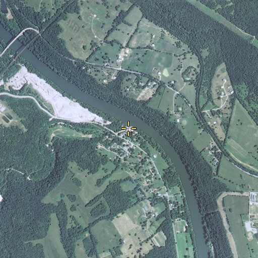 Aerial/Satellite Image of Bailey Run, KY
