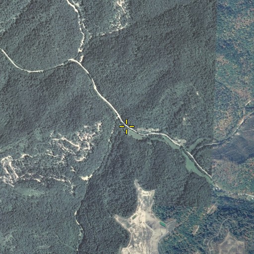 Aerial/Satellite Image of Baker Branch, KY