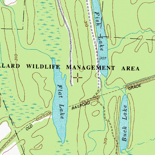 Topographic Map of Ballard Wildlife Management Area, KY