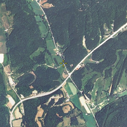 Aerial/Satellite Image of Barker Branch, KY