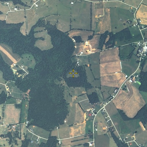 Aerial/Satellite Image of Barker Knob, KY