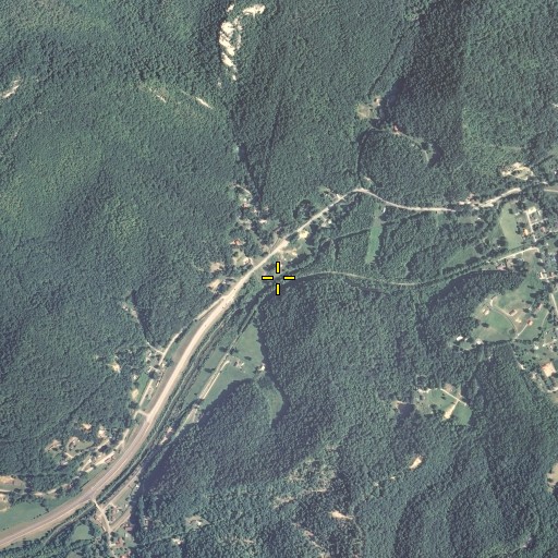 Aerial/Satellite Image of Barlow Branch, KY