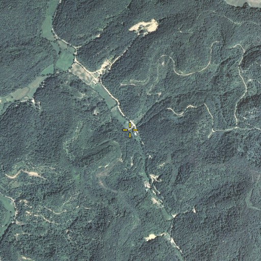 Aerial/Satellite Image of Bate Lick Branch, KY