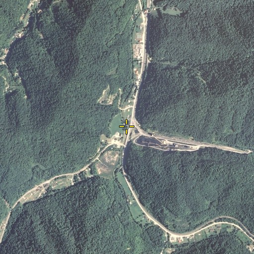 Aerial/Satellite Image of Bates Branch, KY