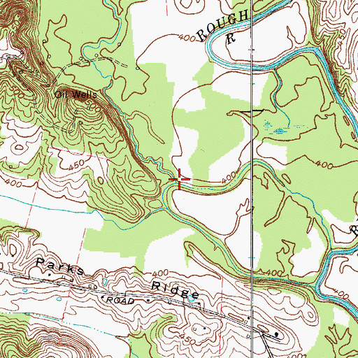 Topographic Map of Bear Run, KY
