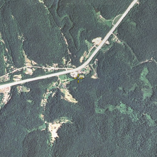Aerial/Satellite Image of Beasley Branch, KY