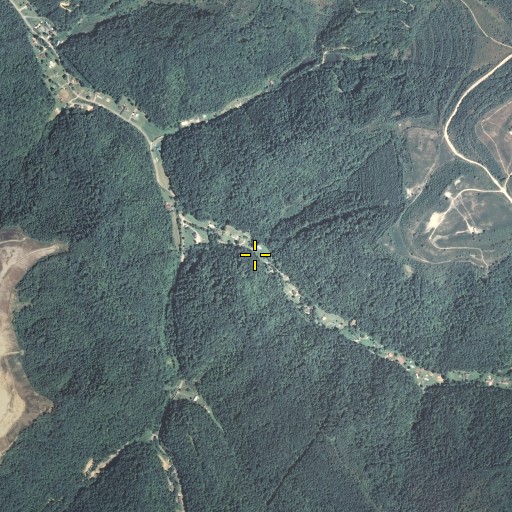 Aerial/Satellite Image of Beck Branch, KY