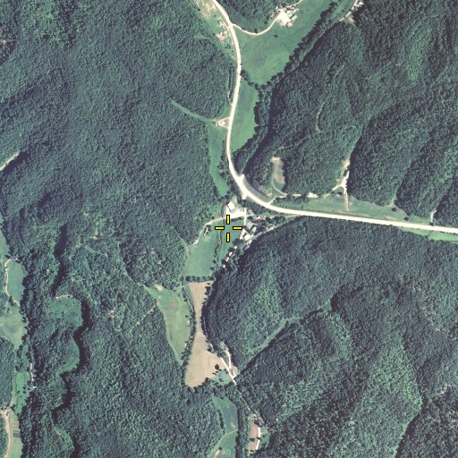 Aerial/Satellite Image of Bee Branch, KY