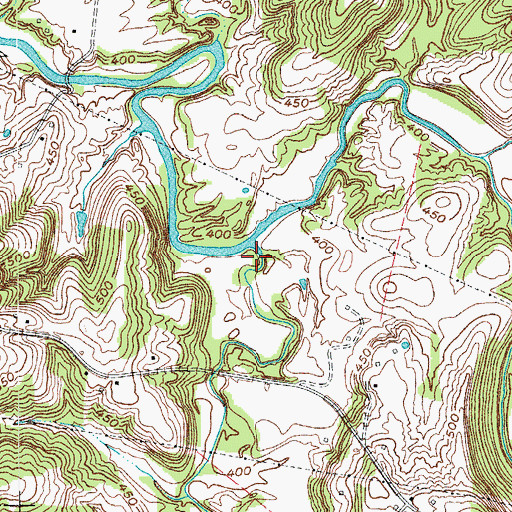 Topographic Map of Beech Fork, KY