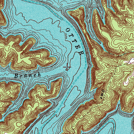 Topographic Map of Belt Branch, KY