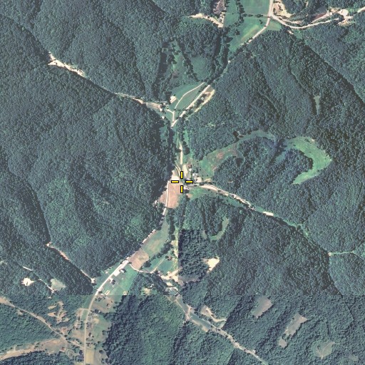 Aerial/Satellite Image of Benton Branch, KY
