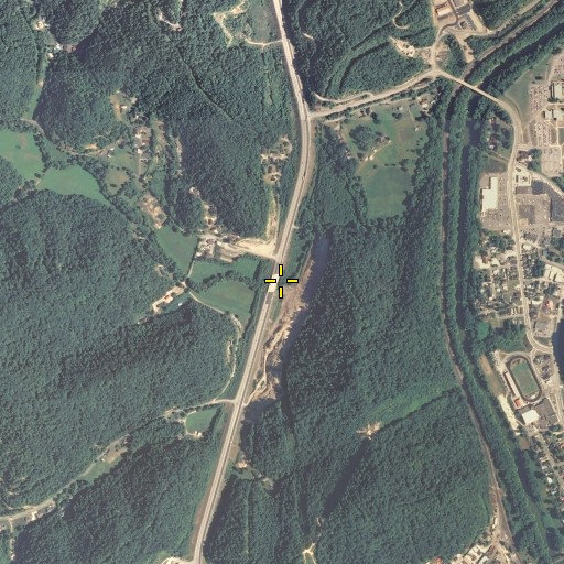Aerial/Satellite Image of Big Branch, KY