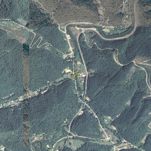 Aerial/Satellite Image of Big Branch, KY