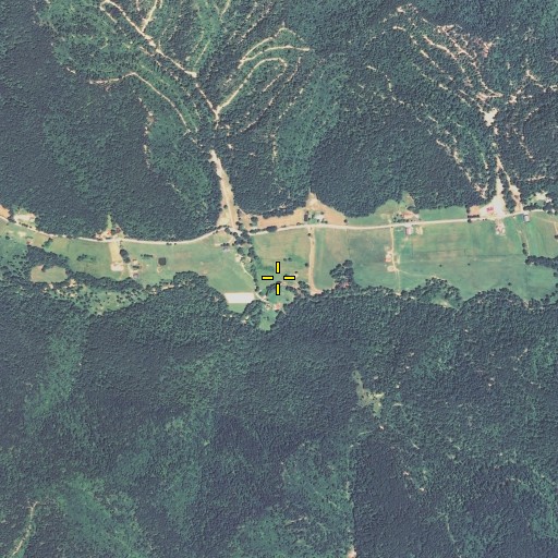 Aerial/Satellite Image of Big Chestnut Lick, KY