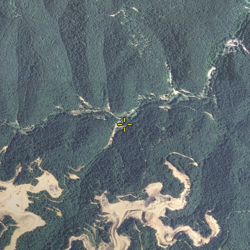 Aerial/Satellite Image of Big Rough Branch, KY