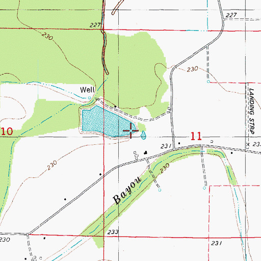 Topographic Map of Eagle School, AR